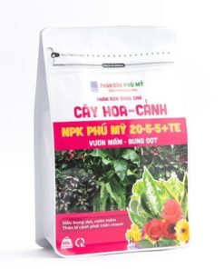 Phân bón NPK Phú Mỹ 20-5-5+TE Cây hoa - cảnh - Gói 500gram