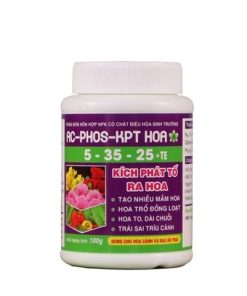 Phân Bón NPK AC - PHOS 5-35-25 + TE kích phát tố ra hoa - Hũ 100g