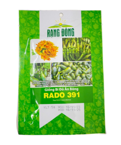 Hạt giống Bí đỏ ăn bông Rado 391 - Gói 5 gram