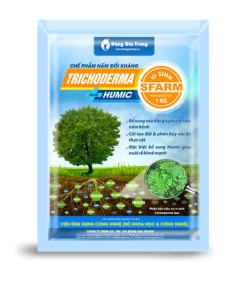 Chế phẩm nấm đối kháng Trichoderma Plus Humic Sfarm - Gói 1kg