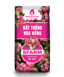 Đất trồng hoa hồng Sfarm - Bao 20dm3 ~ 7kg