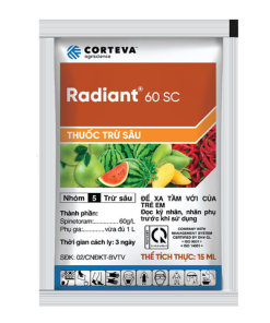 Thuốc trừ sâu và đặc trị bọ trĩ RADIANT 60 SC - Gói 15 ml