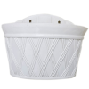 Chậu ốp tường bán nguyệt trồng hoa kiểng 30x18x22H