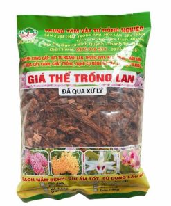 Giá thể trồng lan Vỏ dừa cắt miếng 2cm - 3cm đã qua xử lý - Túi 5dm ~ 500 - 600gram