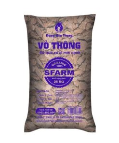 Giá thể vỏ thông trồng lan đã xử lý mài cạnh SFARM KT 0.3 - 0.8cm