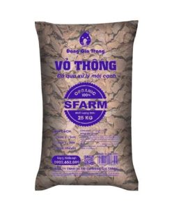 Giá thể vỏ thông trồng lan đã xử lý mài cạnh SFARM KT 1-3cm