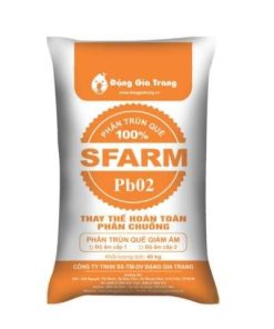 Phân trùn quế giảm ẩm SFARM PB02 - Bao 40kg