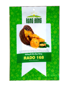 Hạt giống Bí đĩa bay vàng Rado 168 - Gói 1 gram