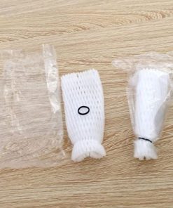 Combo túi nylon ( túi bóng ) - dây thun ( dây chun ) và túi ( lưới ) xốp bộc ổi - Túi 1 kg