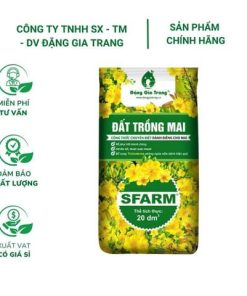 Đất trồng mai SFARM (20dm³) - Đất sạch ngừa nấm, dinh dưỡng cao cho cây mai