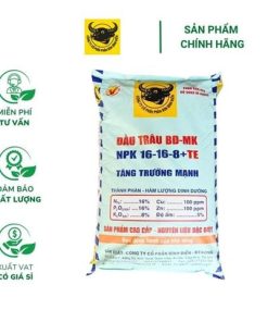 Phân đầu trâu BĐ-MK NPK 16-16-8+TE (Bao 50kg) - Cung cấp dinh dưỡng, thúc đẩy tăng trưởng cây, cải tạo đất, tăng độ phì nhiêu