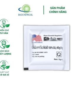 Chất kích thích sinh trưởng Gibberellic Acid 100% (GA3) - Giúp hoa trổ đều, tăng tỷ lệ đậu trái - Gói 5 gram