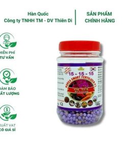Phân tan chậm NPK 15-15-15 (150g) – Cung cấp dưỡng chất thiết yếu, giúp cây trồng sinh trưởng và phát triển tốt