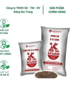 Phân bò ủ vi sinh Sfarm – Phân hữu cơ cải tạo đất, tơi đất, giàu mùn