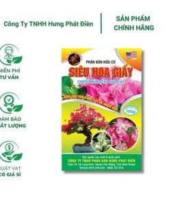 Phân bón hữu cơ Siêu hoa giấy giúp tậu tán, cứng cây, ra nhiều hoa - Gói 700 gram