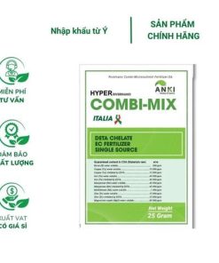 Phân bón trung vi lượng HYPER COMBI-MIX nhập khấu từ Ý dạng cốm - Gói 25 gram